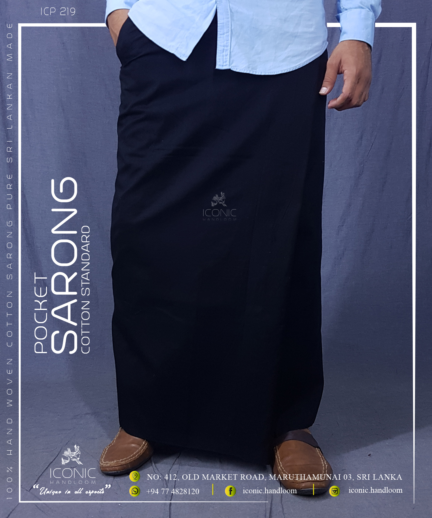 Pocket Sarong Cotton Standard