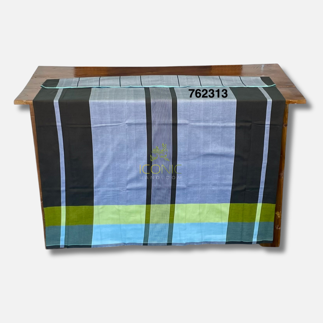 Handloom Cotton Sarong - The Obsidian Meridian  -  ICS 762313